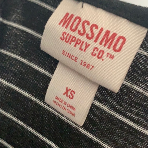 Black striped halter tank top - Picture 3 of 3